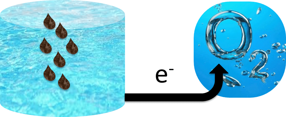 electrochemical watersplitting using a catalyst